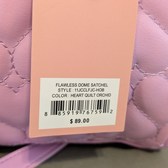 Juicy Couture Pink Quilted Heart Handbag - Picture 6 of 6